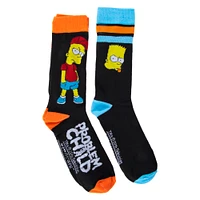 the simpsons™ mens crew socks 2-pack