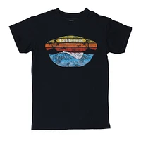california sunset 'perfect wave' graphic tee