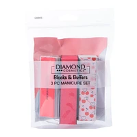 3-piece blocks & buffers nail care set