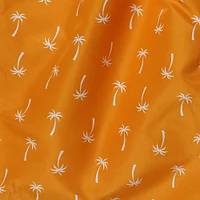 young mens orange palm tree swim shorts