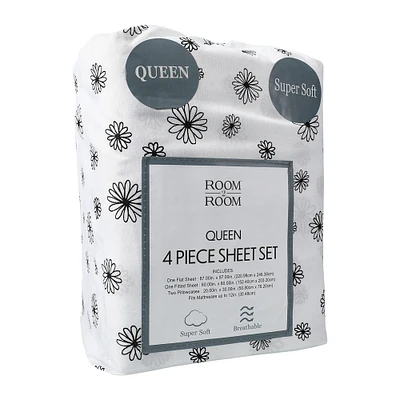 queen 4-piece sheet set