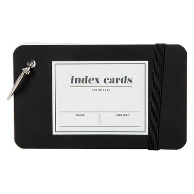 100 index card book 3in x 5in