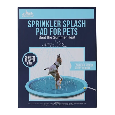 sprinkler splash pad for pets 49in