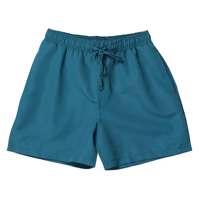 young mens blue nylon shorts