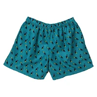 young men's teal toucan swim shorts
