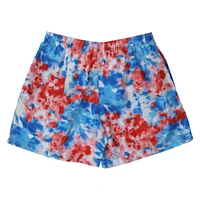 young men's red, white & blue swim shorts