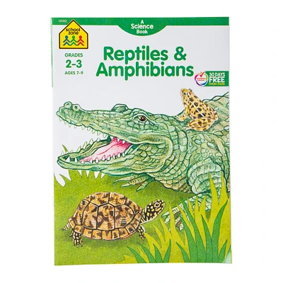 school zone® reptiles & amphibians grades 2-3 science workbook