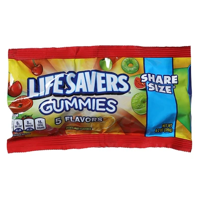 lifesavers® gummies 5 flavors candy share size® 4.2oz