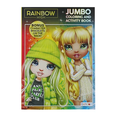 rainbow high© jumbo coloring & activity book