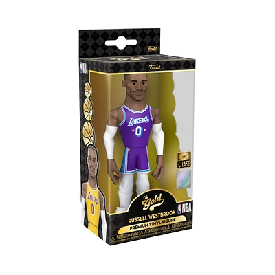 Funko Gold Russell Westbrook NBA premium vinyl figure 5in