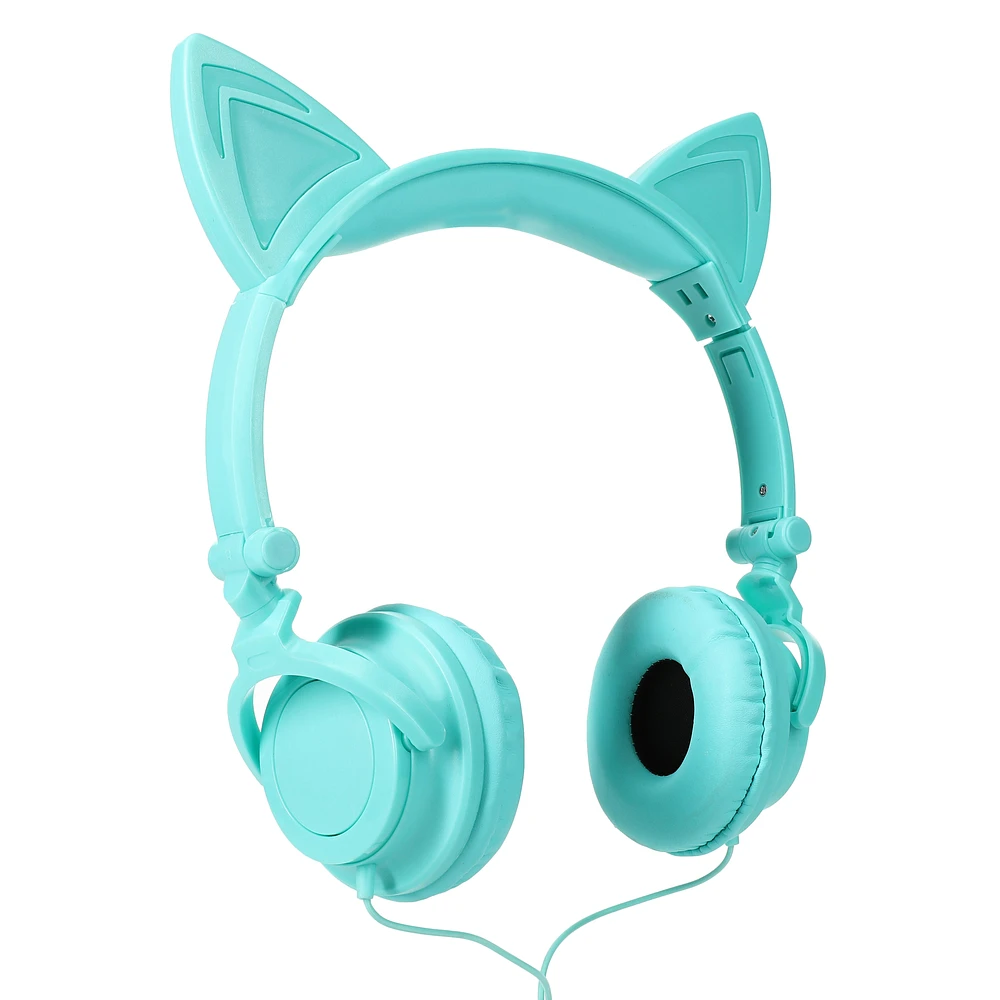 LED light up animal ears headphones