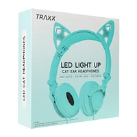 LED light up animal ears headphones