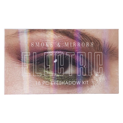 smoke & mirrors electric eyeshadow palette 18-piece