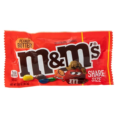 m&m's® peanut butter chocolate candies share size 2.83oz