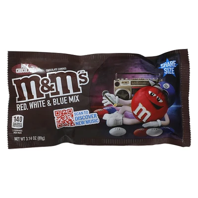 m&m’s® red white & blue share size 3.14oz