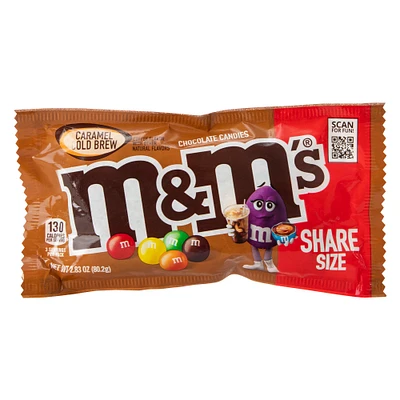m&m's® caramel cold brew candies share size 2.83oz