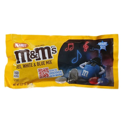 peanut m&m’s® red white & blue share size 3.27oz