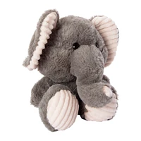 sitting wild animal plush 8in