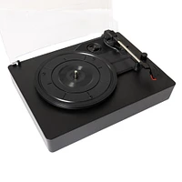 LED record player with bluetooth® speaker & radio