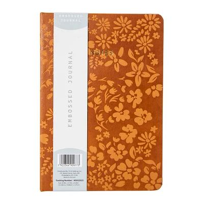 embossed journal 8.3in x 5.75in
