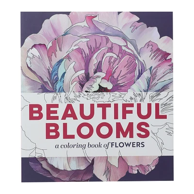 beautiful blooms: a coloring book of flowers
