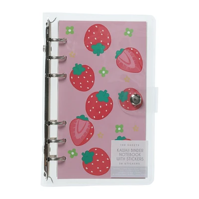 kawaii binder notebook & stickers