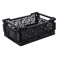 extra small collapsible crate storage bin 4in x 5.5in