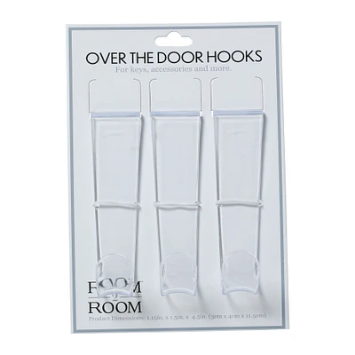 over-the-door hooks 3-count