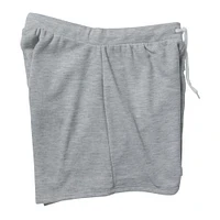 gray fleece icon shorts