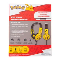 pokemon™ kid-safe wired headphones with mic