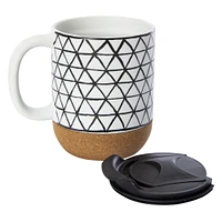 travel mug with cork bottom 12 fl.oz