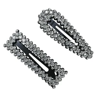 rhinestone hair clips 2-pack