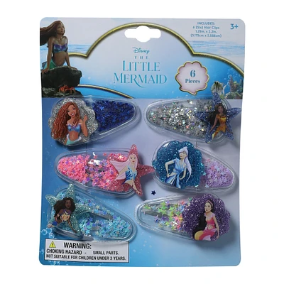 Disney The Little Mermaid theatrical release shaker hair clips 6-count