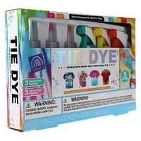 tie dye kit with 6 dyes & stencils