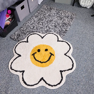 daisy shaped rug