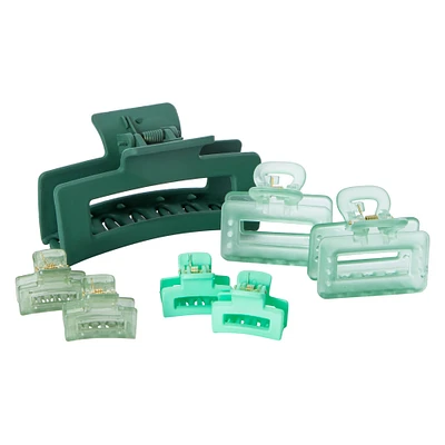 rectangle claw clips 7-count