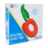high five® cherry inner tube pool float 65in