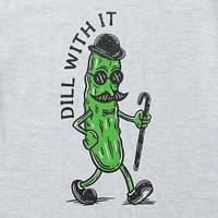 'dill with it' pickle graphic tee