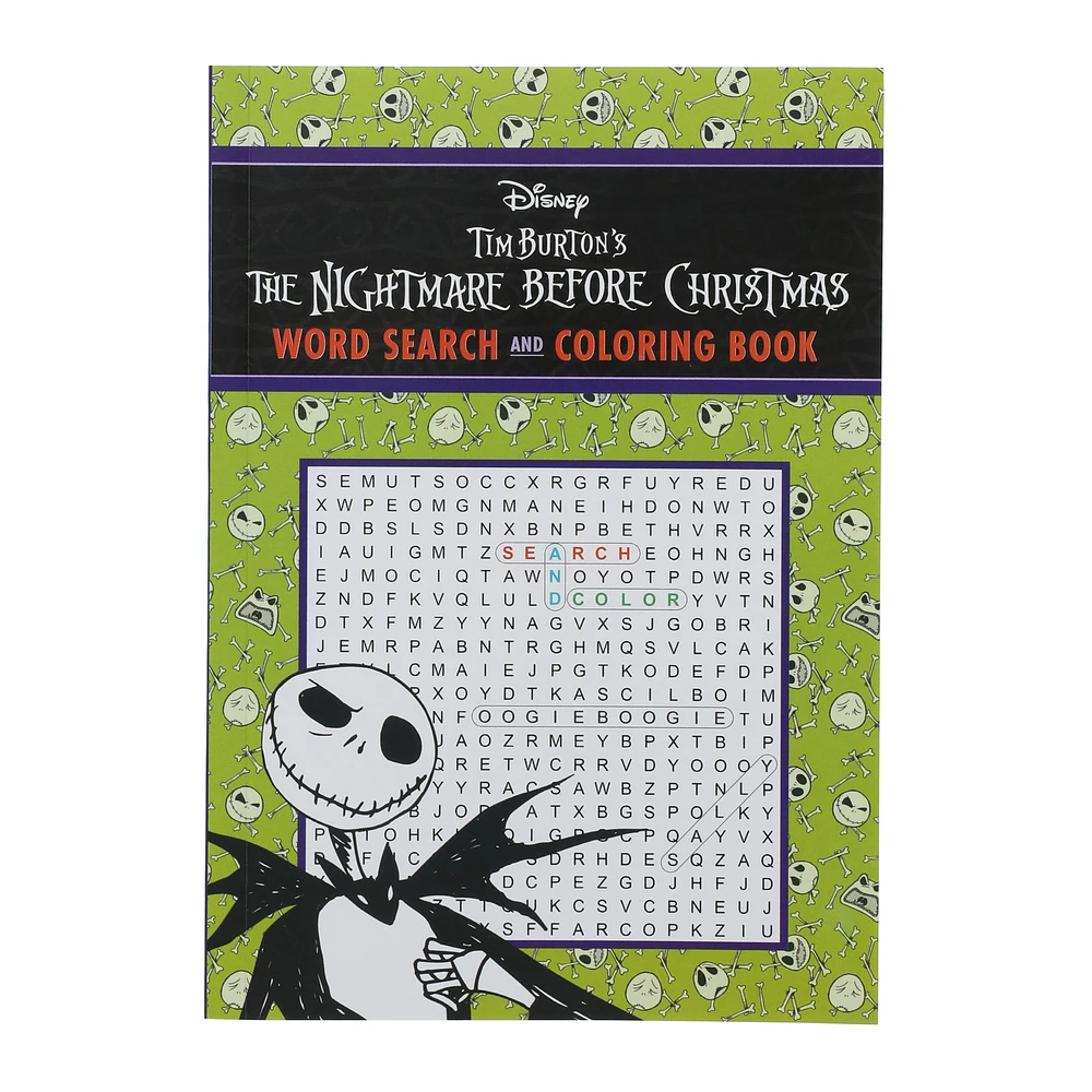 The Nightmare Before Christmas word search & coloring book