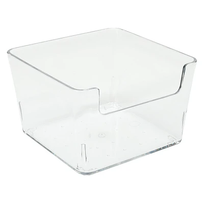 clear mini storage bin organizer 3.8in x 2.4in