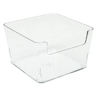 clear mini storage bin organizer 3.8in x 2.4in