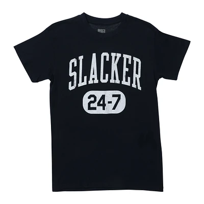 'slacker 24-7' graphic tee