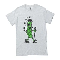 'dill with it' pickle graphic tee