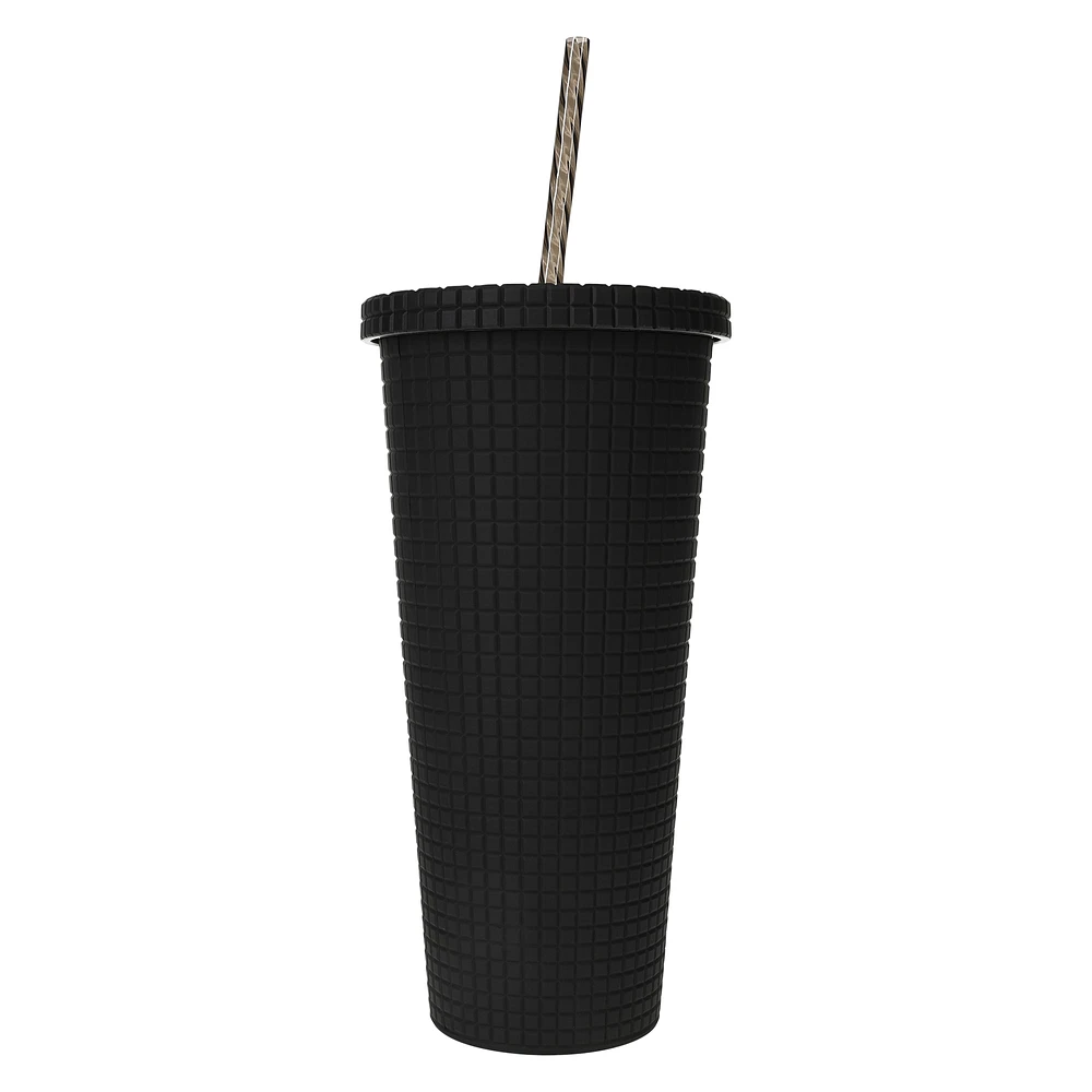 Matte Squares Tumbler 24oz