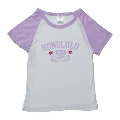 juniors 'honolulu, hawaii' raglan tee