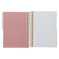 3-in-1 jumbo spiral journal with dotted, lined & blank pages