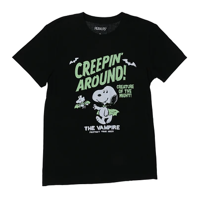 peanuts® vampire snoopy halloween graphic tee