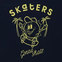 'skaters gonna skate' graphic tee