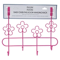 over-the-door flocked hooks 3-count