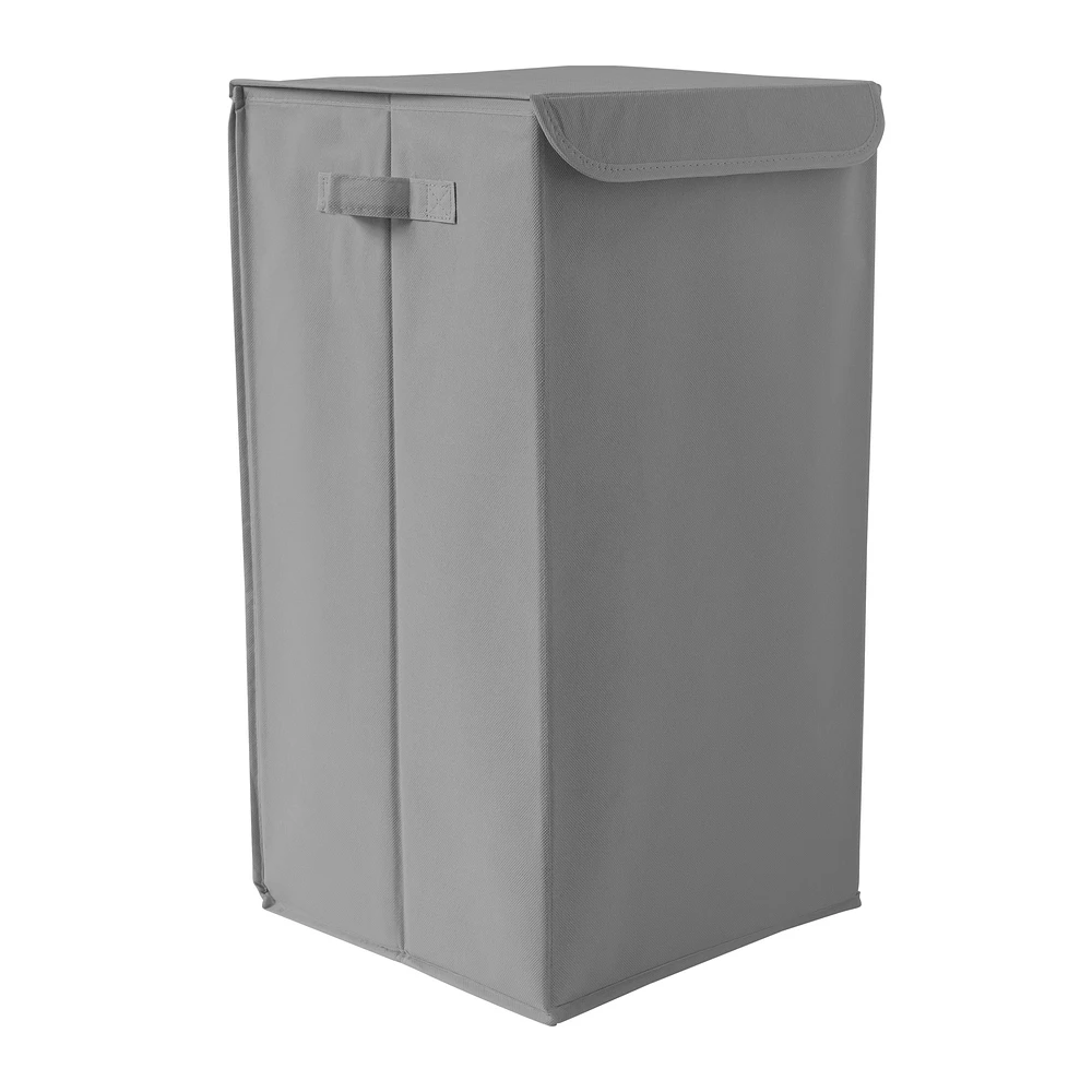 collapsible hamper with lid